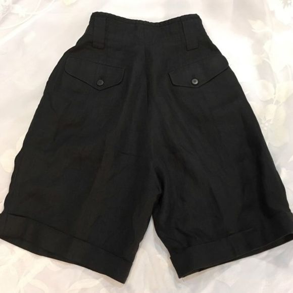 Vintage Ann Taylor Black Walking Shorts - Picture 3 of 3